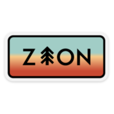 Zion sticker – Zion Ponderosa Merch